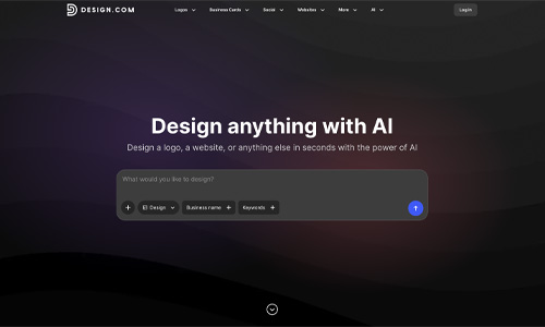 Design.com website screenshot